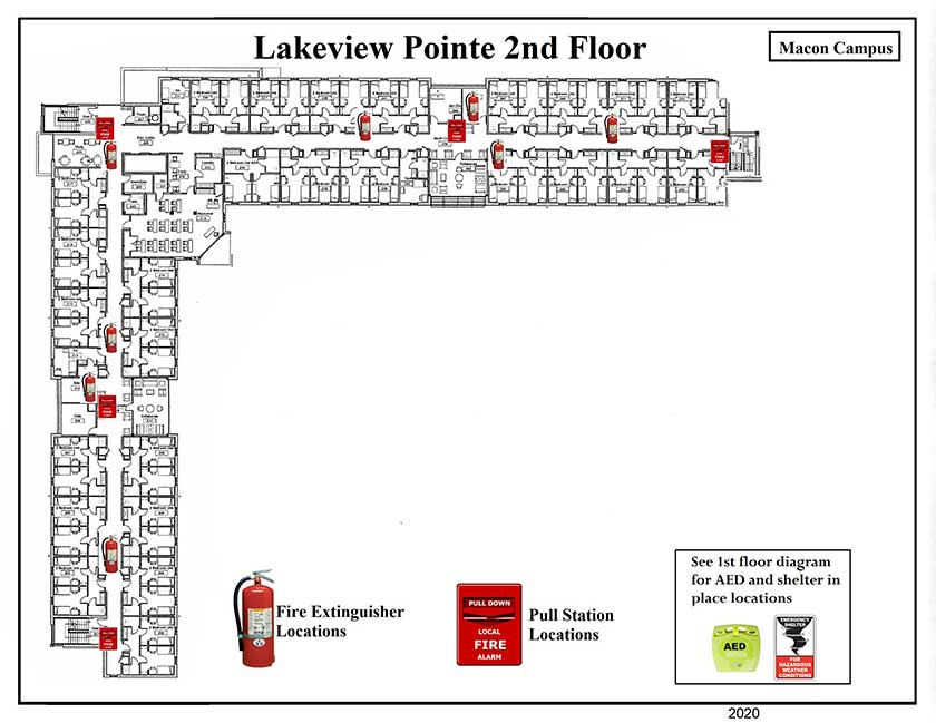 Lakeview Pointe 2nd Safety Diagram